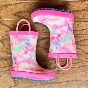 Cat & Jack ♥️ Toddler Tie-dye Rainboots